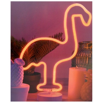 Decoratielamp flamingo - 42cm