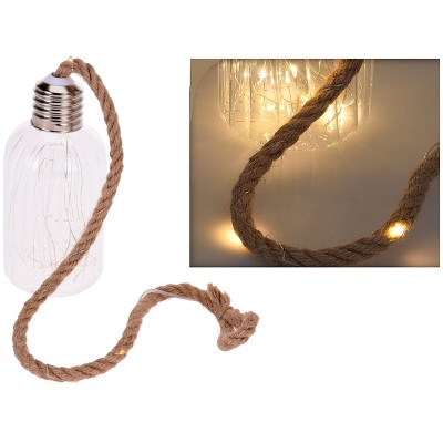 Glazen lamp met 20 LED