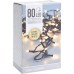 Kerstverlichting 80 led- 6m - extra warm wit - Timer - Lichtfuncties - Geheugen - Buiten