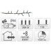 Microcluster - 1000 led - 20m - extra warm wit - Timer - Lichtfuncties - Geheugen - Buiten