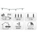 Kerstverlichting 80 led- 6m - rood - Timer - Lichtfuncties - Geheugen - Buiten