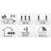 Kerstverlichting 180 led- 13.5m - three tone traditional - Timer - Lichtfuncties - Geheugen - Buiten