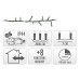 Microcluster - 1500 led - 30m - warm wit - Timer - Lichtfuncties - Geheugen - Buiten