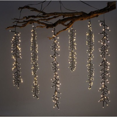 Cascadecluster - 6 Strengen - 480LED- Timer