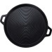 Professionele BBQ Grillpan van Gietijzer – Extra Groot Formaat