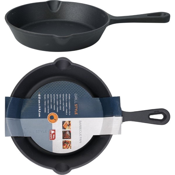 Koekenpan voor de BBQ - 21cm - Gietijzer