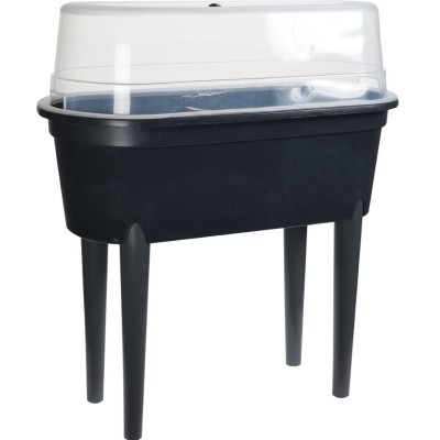 Grote kweektafel met deksel en poten