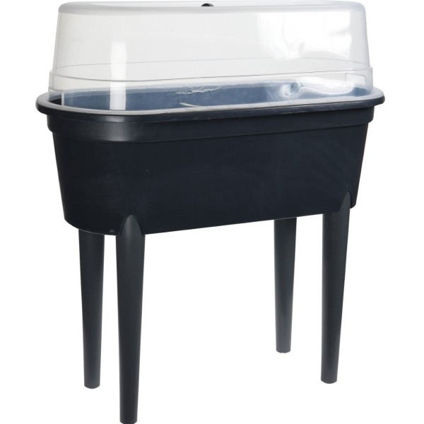 Grote kweektafel met deksel en poten