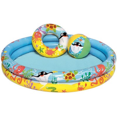 Bestway Zwembad met bal en zwemring - 122x20cm