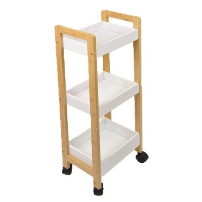 Ceruzo Opbergtrolley - Verrijdbaar Keukenrek - 3 etages 