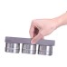 Ceruzo Kruidenrek Magnetisch - 9 RVS Kruidenpotjes