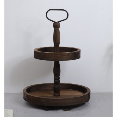 Ceruzo Etagere - Paulownia Hout - Luxe uitvoering - 40 cm hoog 