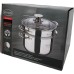 Ceruzo Stoompan 3.1 Liter - Rijst- en Groentestomer - 3-delig - Ø 20 cm - inductie - met glazen deksel