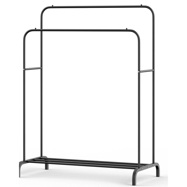 Ceruzo Kledingrek - 110x57x146 cm - mat zwart