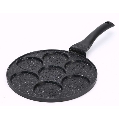 Ceruzo Pannenkoekenpan - 7 Vakken - Cartoon Pancakes