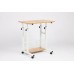 Ceruzo Laptoptafel - Verrijdbare Bedtafel - Verstelbaar in Hoogte 85cm - Tafelblad 80x40cm