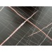 Ceruzo Bijzettafel - Banktafeltje - Metaal en MDF - Zwart-Pink Marble