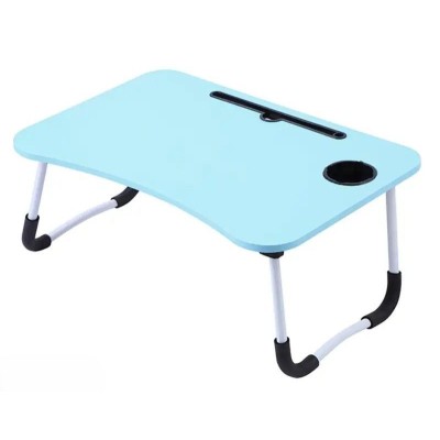Ceruzo Opklapbare Laptoptafel - Bedtafel - 60x40 cm - Blauw