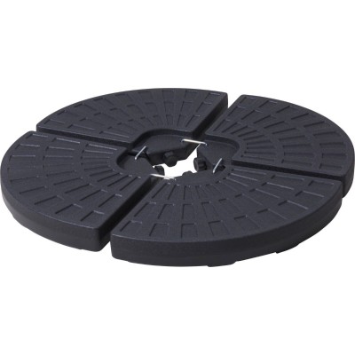Parasoltegels - 48x48 cm - Vulbaar - 4 stuks - voor Kruisvoet