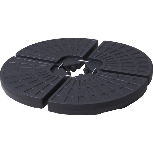 Parasoltegels - 48x48 cm - Vulbaar - 4 stuks - voor Kruisvoet