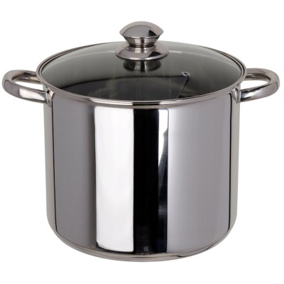 Excellent Houseware  RVS Soeppan met deksel (9 liter)