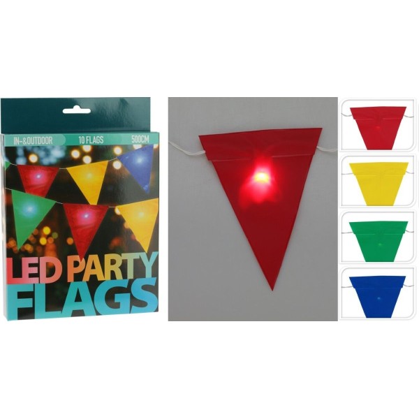LED Vlaggenlijn – 5 Meter Sfeerverlichting