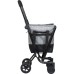 Ceruzo by Playmarket Easy Go Boodschappentrolley - Zwart-Grijs