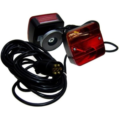 Magnetische verlichtingsset aanhanger / fietsdrager / caravan