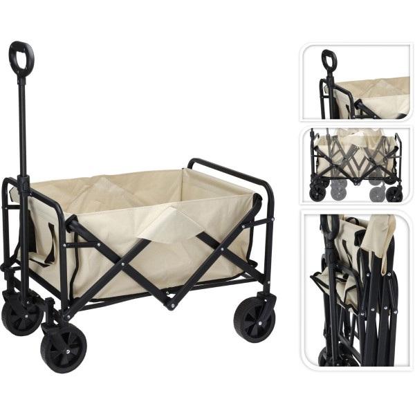 Bolderkar - 73x51x92cm - Beige
