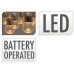 Feestverlichting - 30 LED Bolletjes - 4.50 meter - Warm wit - op Batterijen