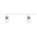Feestverlichting - 30 LED Bolletjes - 4.50 meter - Warm wit - op Batterijen