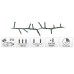 Micro Cluster met Haspel 15 meter - met timer - multicolor