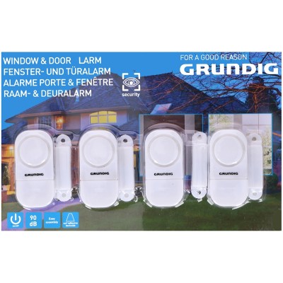 Grundig Raam- en deuralarm - 4 stuks