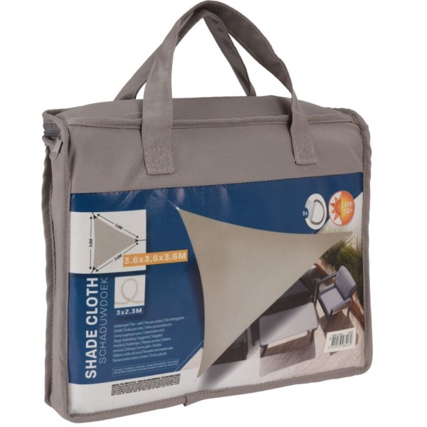 Schaduwdoek 360x360x360 Taupe
