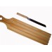 Cuisine broodplank met mes voor stokbrood