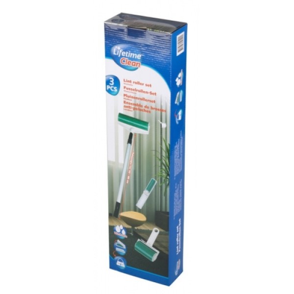 Pluizenrollerset (3 delig) 