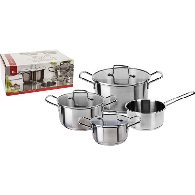Pannenset Platinum RVS - 4-delig