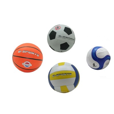 Ballenset, vier sportballen in 1 set