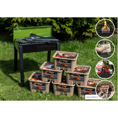 BBQ Starter 3 in 1 - Inclusief 1 Kilo Houtskool