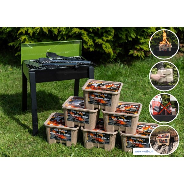 BBQ Starter 3 in 1 - Inclusief 1 Kilo Houtskool