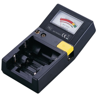 Luxe batterijtester met 10 batterijen