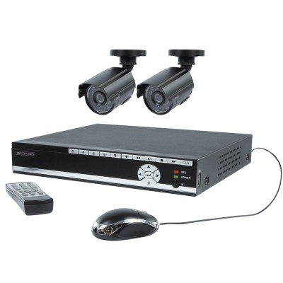 Beveiligingsset met 500GB DVR en 2 camera's