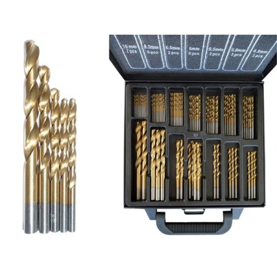 101 Delige Titanium borenset in coated koffer