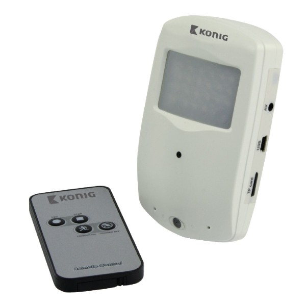 Camera en recorder in behuizing
