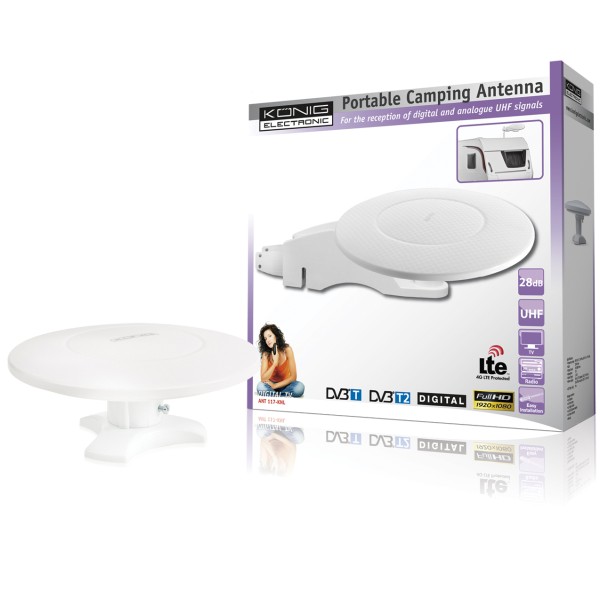 UHF camping antenne met LTE filter