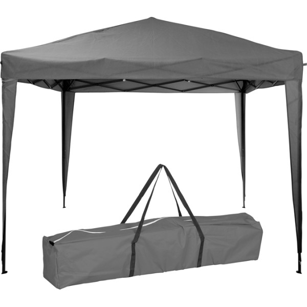 Easy-up Partytent - 3x3m - Opvouwbaar - Grijs