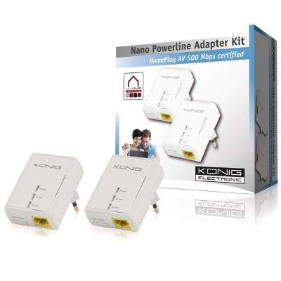 Nano powerline adapter set 500 Mbps