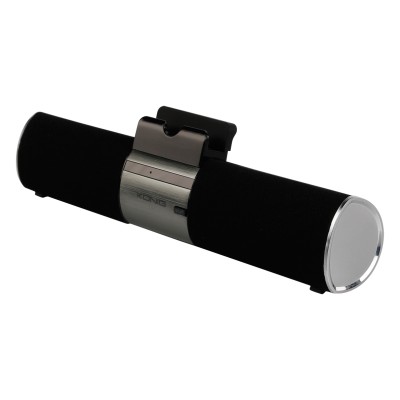 Draagbare luidspreker met Bluetooth handsfree houder zwart