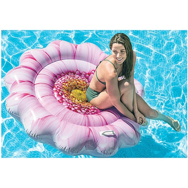 Intex Luchtbed Pink Daisy - 142cm
