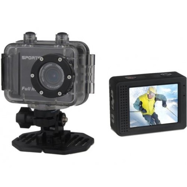 Full-HD actiecamera 1080p waterdichte behuizing